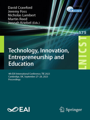 cover image of Technology, Innovation, Entrepreneurship and Education